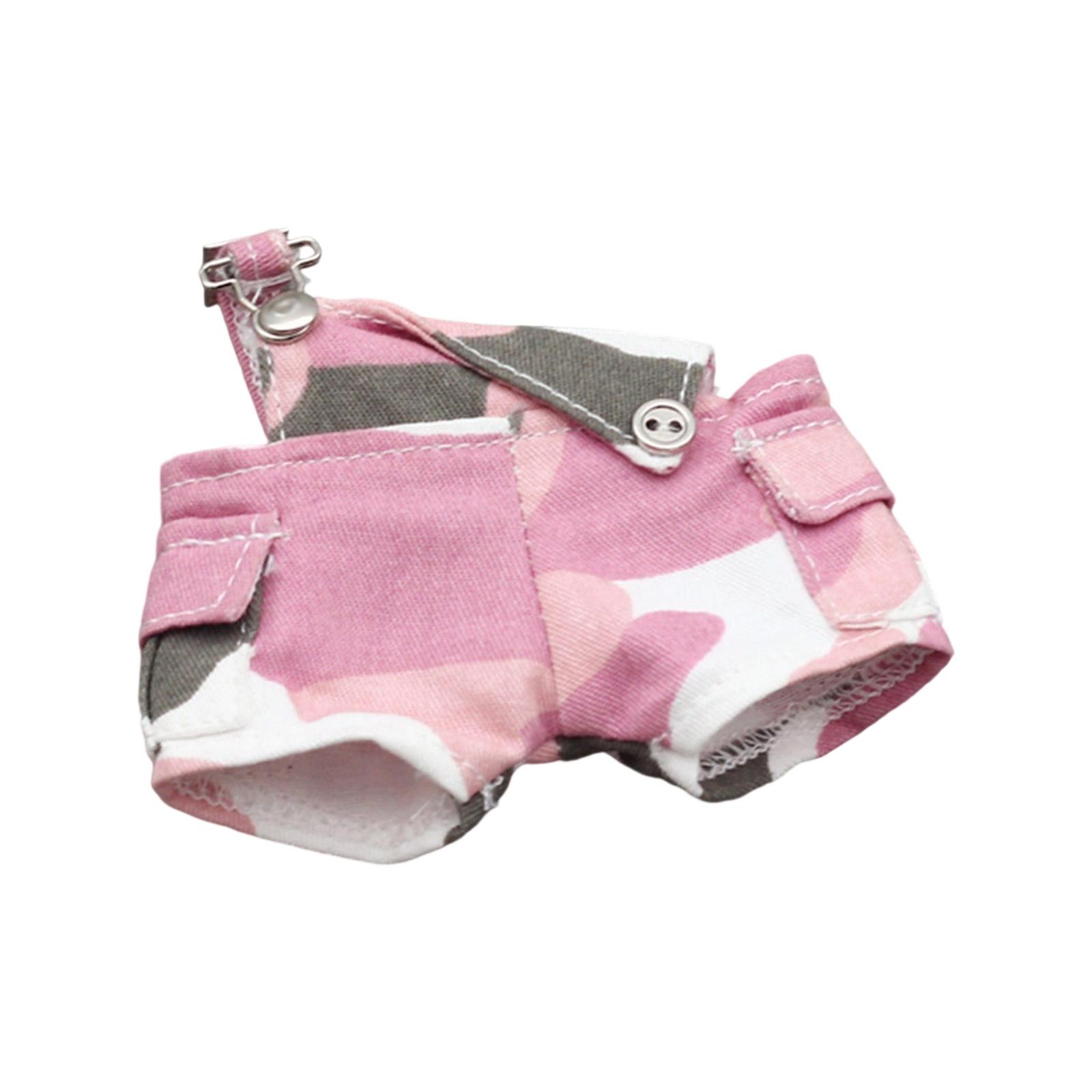 

Модные кукольные комбинезоны для легкого наряжания куклы, брюки на подтяжках для фигурки куклы Лабубу, выставочная одежда 2