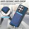 For Xiaomi 15T Case Retro Jean Cloth Texture Leather Back Phone Cover with Card Holder