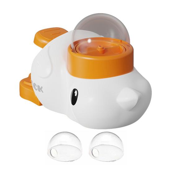 Interactive Dog Slow Feeder Puzzle Toy Large Capacity BPA Free Easy to Clean Cartoon Duck Shaped Dog Treat Dispenser Toy