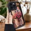 Phone case: 2D flat, suitable for iPhone 18 17 16 15 14 13 Pro protective case, good morning greetings, perfect Christmas and Halloween holiday gift