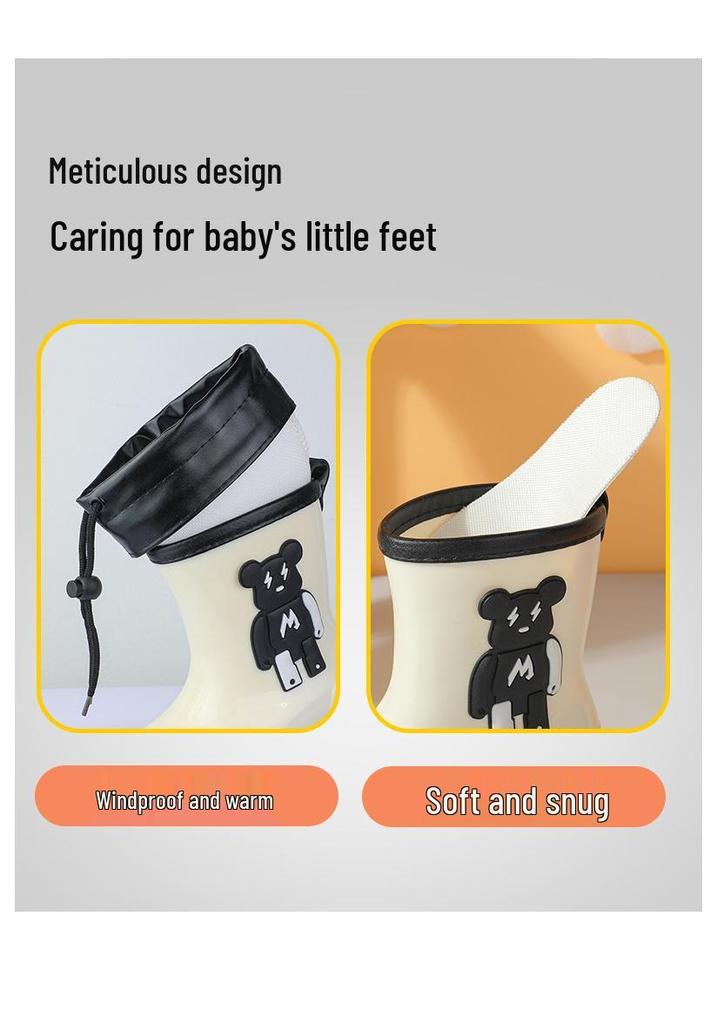Eco-friendly Non-slip Lightweight Rain Boots for Kids - Boys & Girls Sizes S/M/L