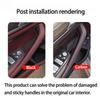 Suitable for BMW 5 Series G30 Door Handle Inner Cover G30 G38 F90 M5 530i M Sport 540i Protective Carbon Fiber Black 2-piece Set