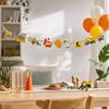 Construction Vehicle Theme Party Decorations Excavator Garland for Kids Birthday