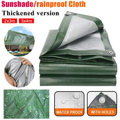 Large Tarpaulin Waterproof Heavy Duty Tarp Rain Cover Reinforced Multipurpose Outdoor Garden Backyard Awning Canopy
