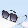 Light Luxury Polarized Camellia Pearl Women's UV-Blocking Sunglasses