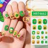 User Friendly Waterproof Nail Stickers For Kids Cartoon Four Leaf Simple Apply Multiple Designs Fun Nail Decals