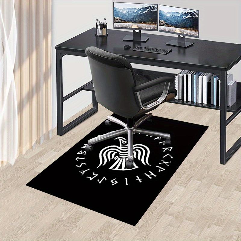 1pc Raven Runes Themed Rug for Home Decor, Non-slip Office Carpet, Chair Mat, Outdoor Mat, Christmas and Halloween Gifts-0731092