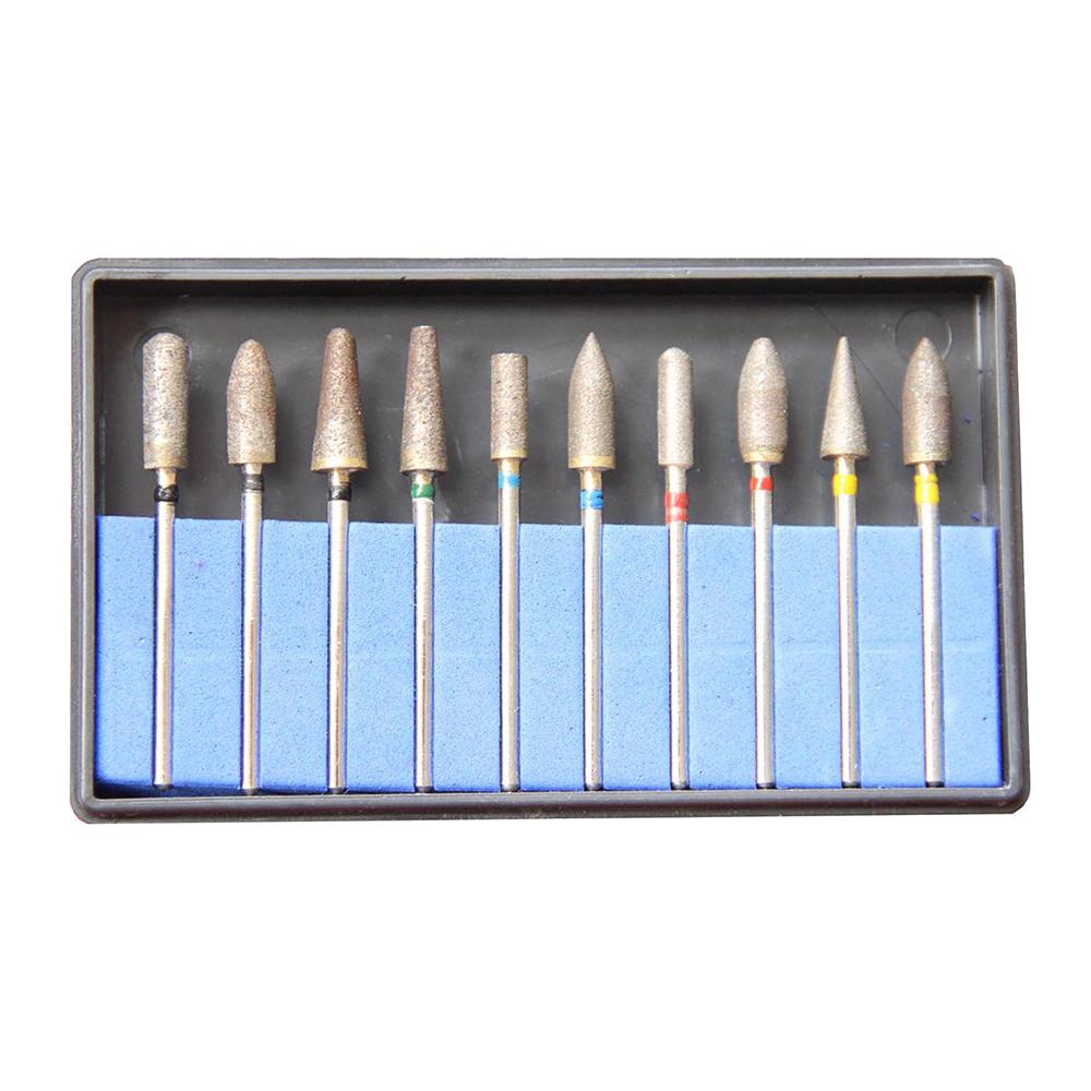 

10 Pcs/Box Dental Hp Sintered Diamond Burs Kit Universal Dental Dentistry Burs Cutting Drills Dentist Lab Material Steel Prepare