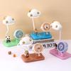 Rechargeable 2-in-1 Desk Lamp & Fan for Children's Bedroom