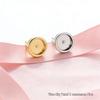 Stainless Steel Earring Post Holder for DIY Jewelry (Inner Diameters: 6/8/10/12mm)