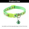 Cute Neck Strap With Bell Breakaway Cat Collar Quick Release Kitten Safety
