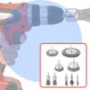 Multipurpose Steel Wire Drill Brush Attachments 9PCS Carbon Steel Wire Wheels For Grinding Rust Cleaning Polishing