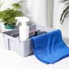 1Pcs 2-Grid Divider Tool Storage Box Portable Plastic Hardware Toolbox With Handle Handheld Basket Storage Box