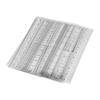 20pcs Eyebrow Template Ruler Measuring Foldable Eyebrow Stencil Microblading Ruler for Home Travel