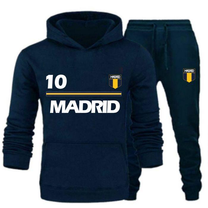 Jogging Enfant Foot – Inspiration Madrid – Bleu Marine - - Bleu