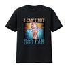 Inspirational Christian T Shirt Holding Hands In Blue Ocean I Can't But God Can Design Jesus Ap