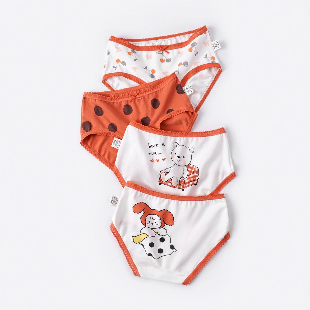 Girls' Custom Anti-Chafing Antibacterial Boxer Briefs & Triangle Shorts - 3 Pack