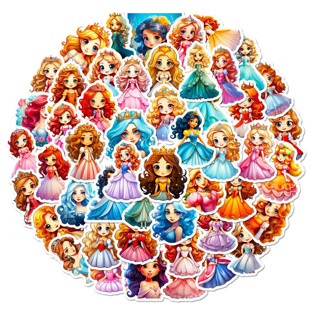 50 Cute Little Princess Shein Children Diy Dream Princess Cartoon Graffiti