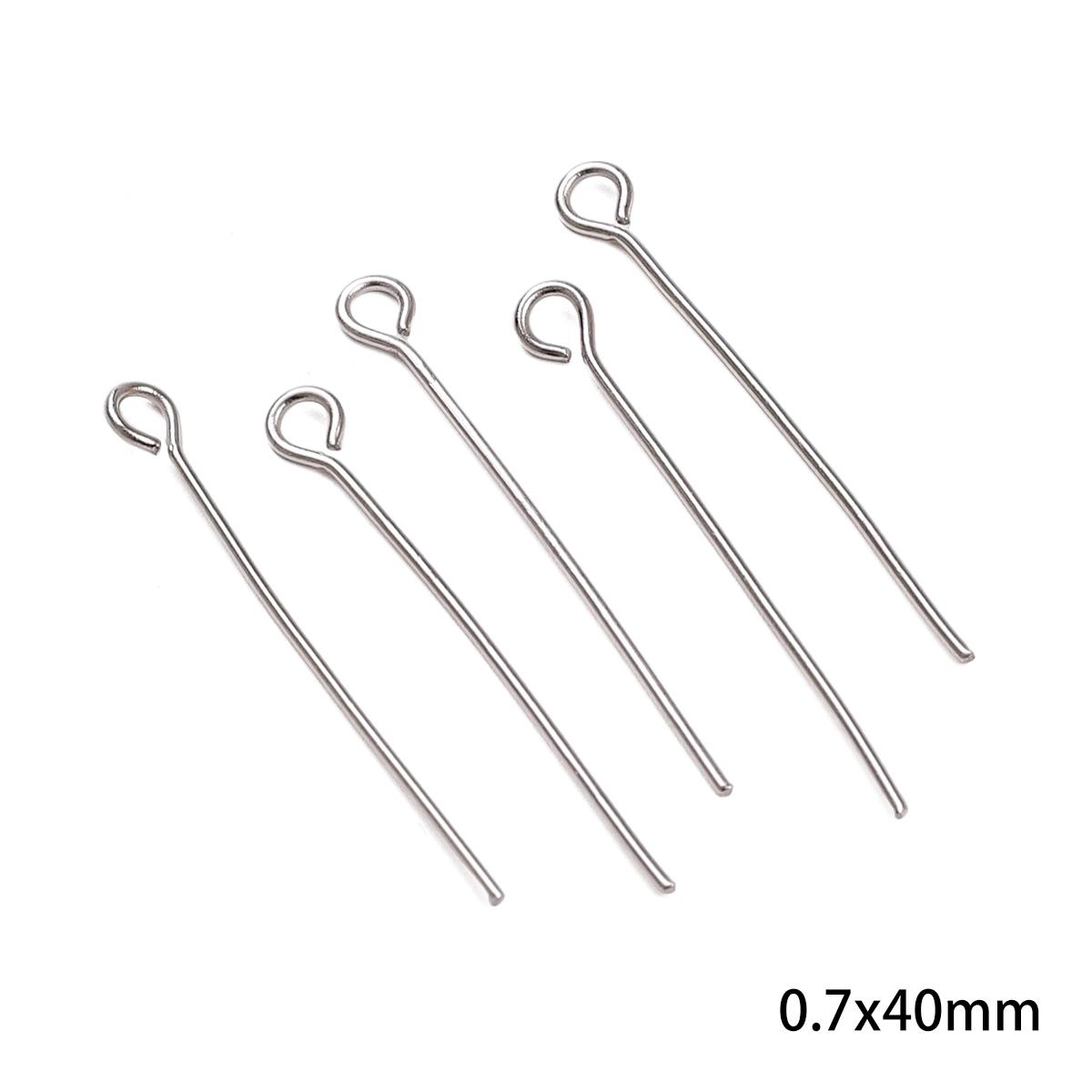 

Застежки Крючки Булавка Кольцо-лобстер для браслета Ожерелье Соединители DIY Изготовление ювелирных изделий Фурнитура Принадлежности C-0.7x40mm 20pcs