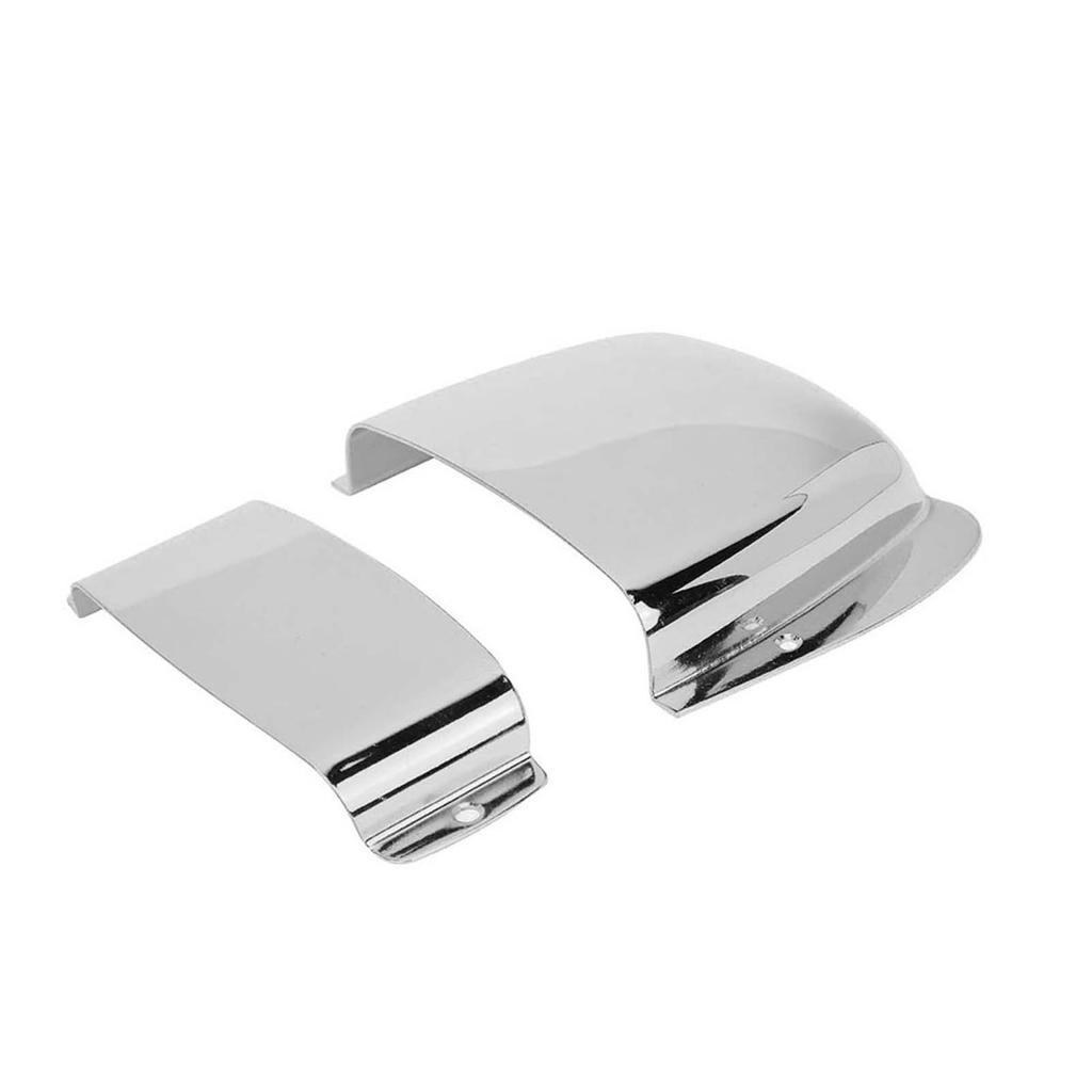 Pickup Bridge Cover Set Zinc Alloy Bass Protective Cover for PB Electric Bass GuitarSilver