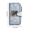 Thunderbolt Spider Pattern Long Wallet Multi Slot Fashion Purse for Daily Use