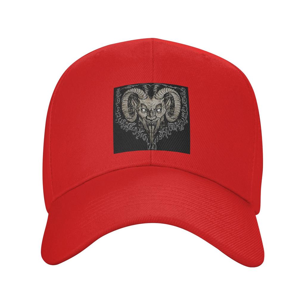 Unisex Baseball Hats Krampus Nacht Baphomet Goat Head Outdoor Streetwear Summer Sports Baseball Caps Hip Hop Cap Casquette Hats