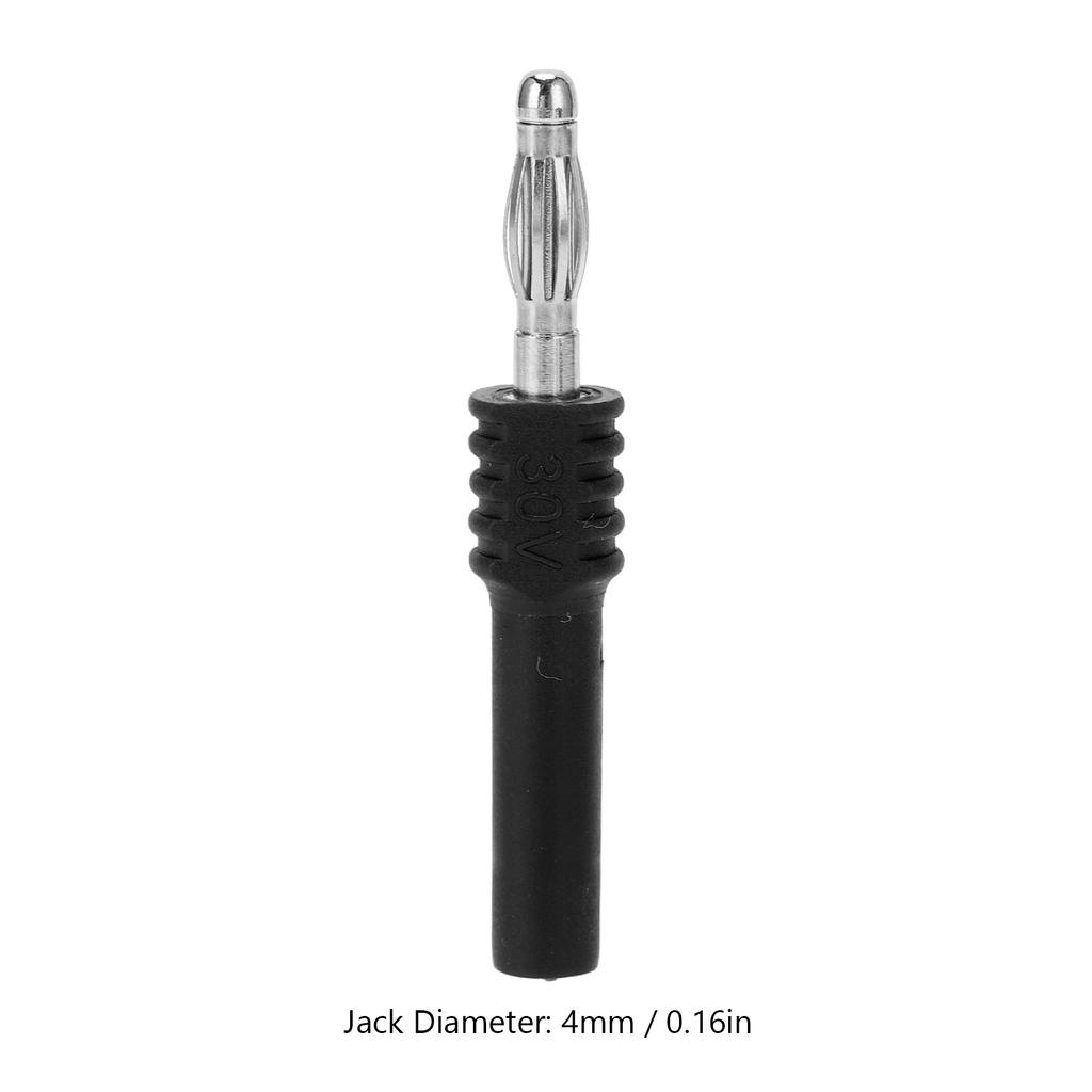 10PCS J.20025 Banana Plug Connector 4mm Male to 2mm Female Multimeter Banana Connector Adapter for Industry