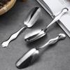 Stainless Steel Tea Spoon Household Engraved Handle Small Tea Spoon Multi-purpose Coffee Powder Spatula Tea Set