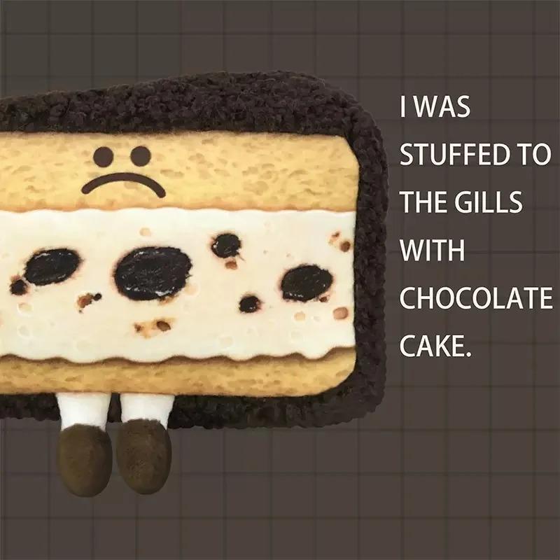 1pcs Cartoon Cute Sandwich Pencil Case Pen Holder Plush Bread Pencil Bag Funny Creative Kawaii Pencil Cases Student Stationery