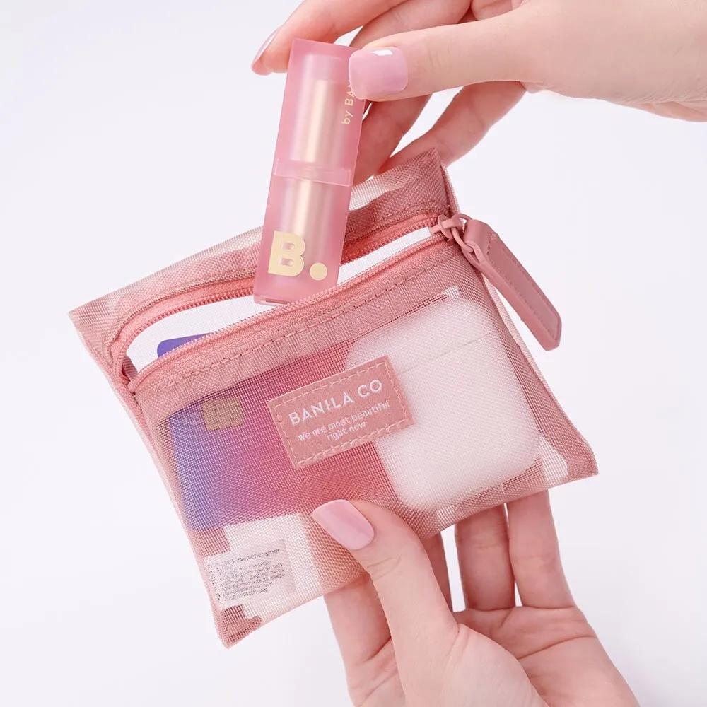 BANILA CO Mesh Pouch 3 Colors (Pink / Magenta / Black)