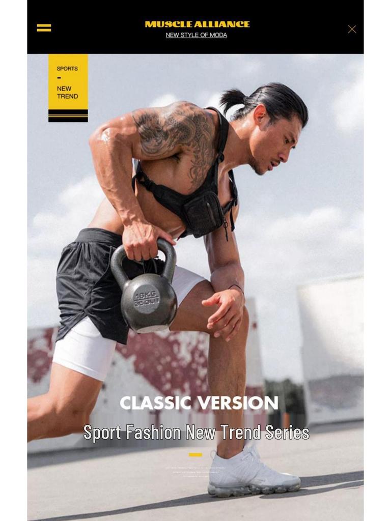 Men's Double-Layer Running Shorts with Phone Pocket - Lightweight, Breathable, Quick-Dry for Summer Sports.