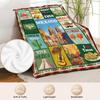 Mexico Blanket Ultra Soft Mexican Flannel Blanket Cozy Taco Blankets Gifts for Women Men Couch Sofa Bed 50" x 40"