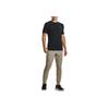Under Armour Small Logo Print Elastic Waist Casual Straight Leg Pants Men Pants Khaki 1352028-037