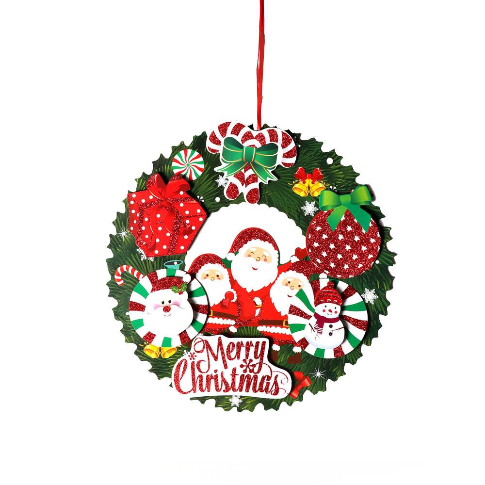 Christmas Snowman Decorative Old Man Wreath For Classy Indoor Settings Festive