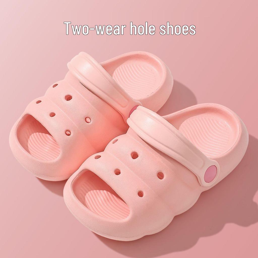 Kids' Soft Summer Indoor Slippers - Lightweight Crocs for Toddlers and Children