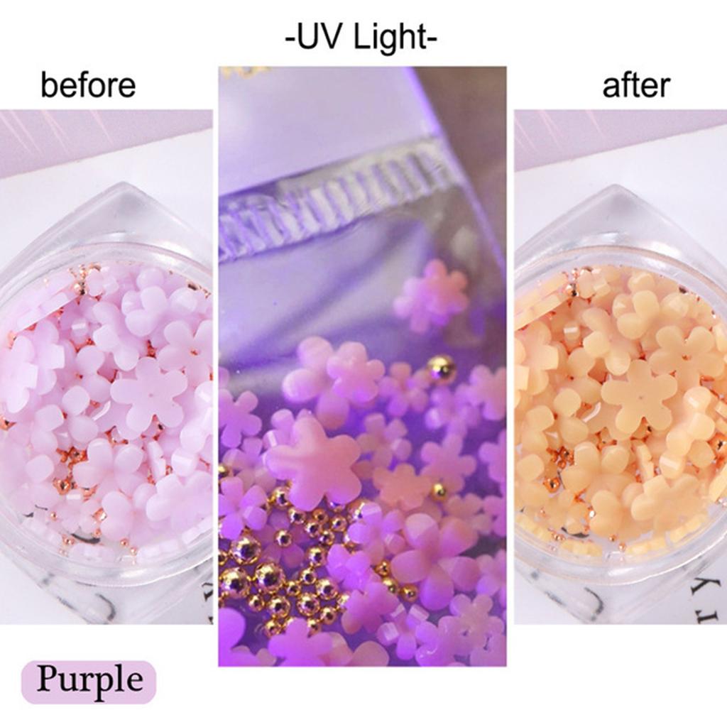 Květinové kamínky na nehty na akrylové nehty Umělecké potřeby s perlami Manikúra DIY ozdoby na nehty pro