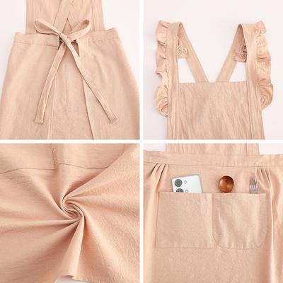 1pc Apron Princess Dress Special Cotton Crepe for The Catering Industry Cute Kitchen Princess-style Cooking for Home Use