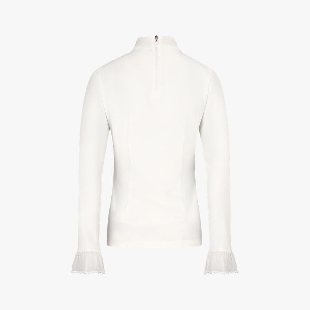 FAIRLIAR GOLF Sheer Ribbon T-Shirt (Ivory)