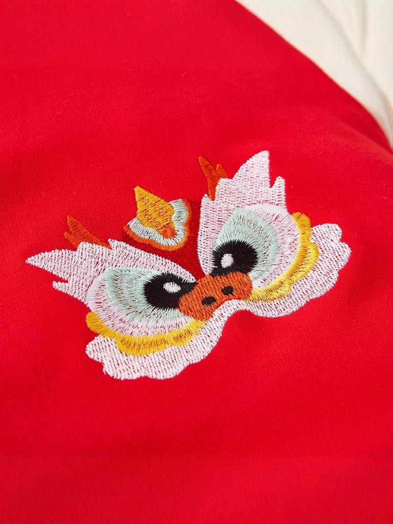 A-Class Pure Cotton 300g Baby Winter Jumpsuit: Festive Chinese New Year Outfit and First Birthday Gift