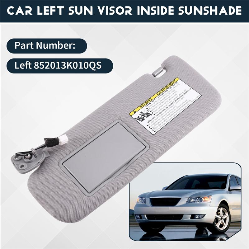 Auto Innen Sonnenschutz 1 Satz Grauer Stoff 852013K010QS 852025K000QS Für Hyundai SONATA 2006-2010