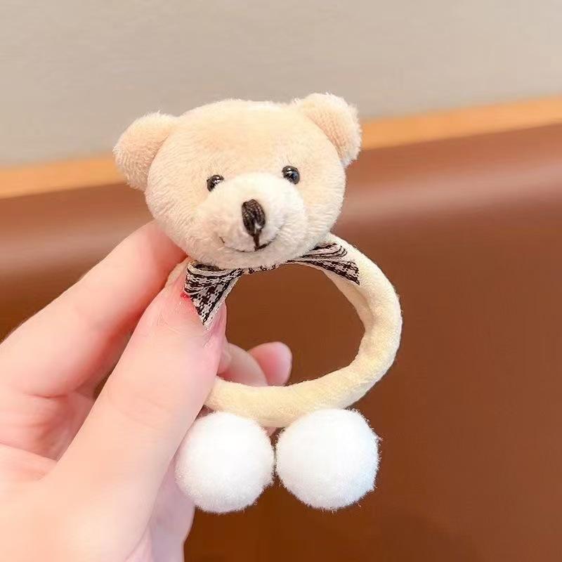 

2025 Очаровательная плюшевая резинка для волос с кроликом - Мягкая, эластичная резинка для хвостика для женщин