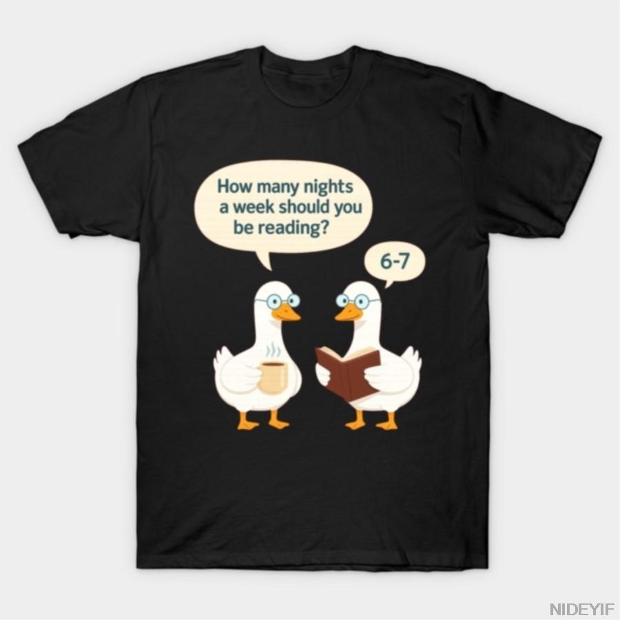 

Funny 6-7 Reading Meme – Librarian Teacher School Joke T-shirt For Men Women 100% Cotton T Shirts Short Sleeve Tops 1110-4 4XL