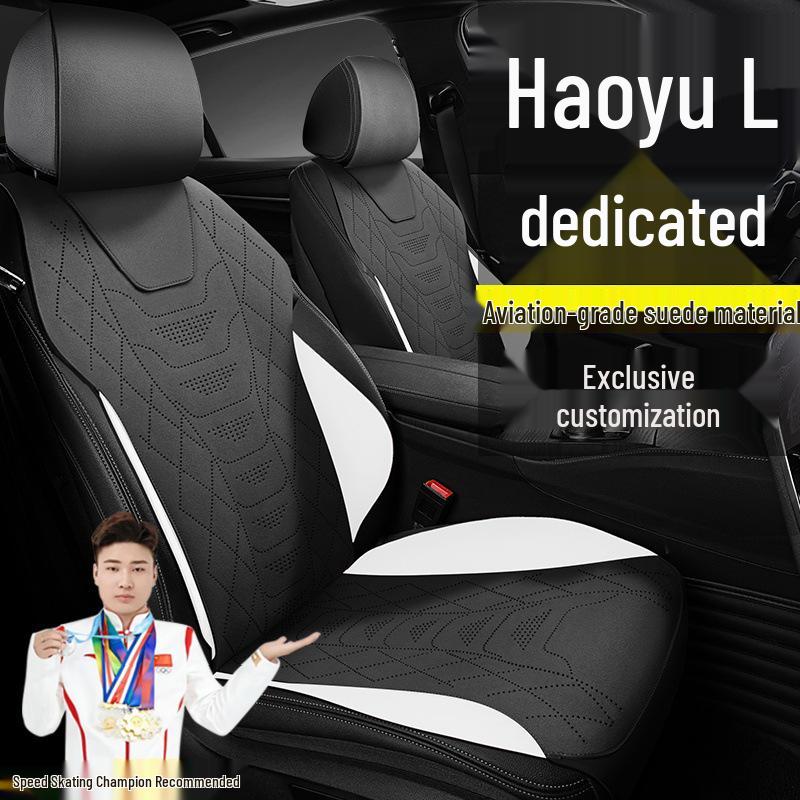 Capas de Assento em Camurça para Geely Haoyue L Premium Luxury Cinco Lugares
