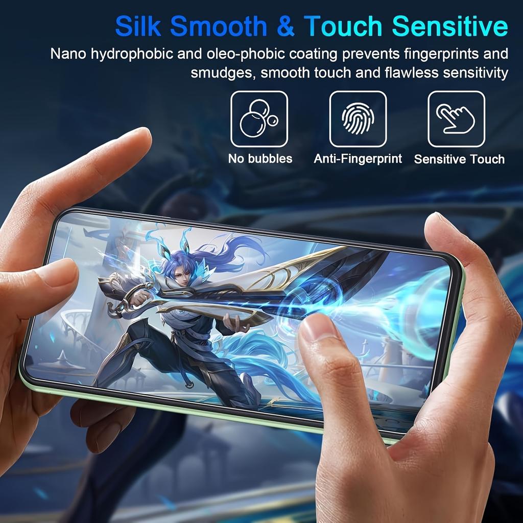 4pcs Tempered Glass for XiaoMi Redmi A3 REDMI A4 A5 A2 A1 Screen Protector Anti-Scratch Case Friendly Clear HD 9H Hardness Glass