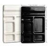 Anti-Seepage Nail Palette Easy To Clean Multi-Compartment Ceramic Palette Gel Color Blending Sturdy Durable