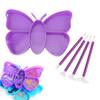 Rhinestone Painting Tool Kit 5 Grid Butterfly Plate 28 Slots Storage Container 4 Pens Rhinestone Pai