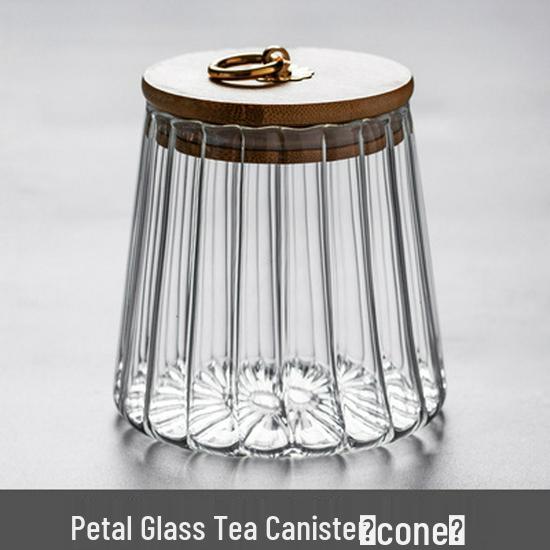

Large Capacity Vertical Stripe Glass Storage Jar for Cereal, Grains, or Tea - Transparent, High Borosilicate, Sealed.