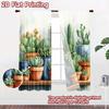 2D flat Photography Backdrop Popular Tapestry Collection of Potted Cacti 100% Polyester Birthday Party for Holiday home