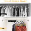 Stainless Steel Hanger Drying Socks Hanger With Clips Household Hanging Clothes Balcony Windproof Rack With Clamp Household Space Saving