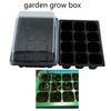 12Holes Seedling Trays Seed Starter Tray Plastic Nursery Pots With Breathable Hole Planting Seed Growing Starting Seedling Tray